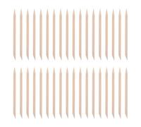 BELLIFFY 200 Pièces Lot Bâtons Bois Double Extrémité Repousse-cuticules Outil Manucure Pédicure pour Soin Cuticules et Peau Morte