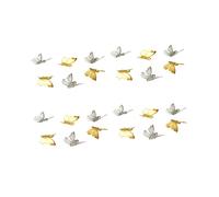 BELLIFFY 200pièces Accessoires à Trou Pour Diy Charms Espaceurs or Et Pour Broches Épingles à Cheveux Et Accessoires De Bandeau