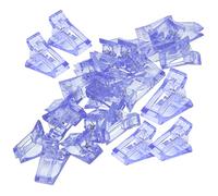 BELLIFFY 20pièces Clips De Fixation Pour Artificiels Accessoires De Manucure Outils Pour Extension Des Pratique Et Réutilisable Design Ergonomique Pour Nail Art Et Salons