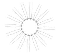 BELLIFFY 20pièces Épingle à Cheveux Forme De Accessoires De Mariage Strass Pour Mariée Et Demoiselles Honneur Décoration Élégante Pour Chignons Et Coiffures