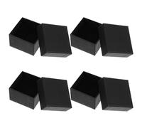 BELLIFFY 24 pièces Boîte Cadeau Noire Papier Kraft Coffret Bijoux Vintage pour Bagues Boucles Oreilles Bracelets Conteneur Pratique et Élégant pour Rangement et Emballage