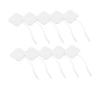 BELLIFFY 24 pièces Patchs Électrodes Auto-adhésifs pour Électrostimulateur avec Prise Réutilisables et Compatibles pour Soins Musculaires