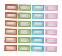 BELLIFFY 24pièces Boîte De Rangement Pour Faux Contenant Pratique Design Support Sécurisé Pour Pour Voyage Et Organisation