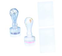 BELLIFFY 2ensembles Tampons De Manucure Silicone Outils Pour Transfert De Nail Art Set De Tampons Pour Ongles