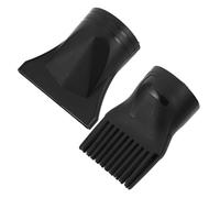 BELLIFFY 2pcs Embouts Peigne Sèche-cheveux Universels 4.0-4.3cm en Plastique Épais Résistants Haute Température Performance Énergétique pour Salon et Usage Domestique
