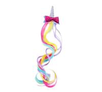 BELLIFFY 2pièces Accessoires De Cheveux Pour Garçon Fille Clips De Perruque Licorne Rose Extensions De Cheveux Amusantes Pour Décoration Pour Et Événements