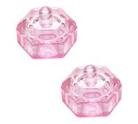 BELLIFFY 2pièces Mug Manucure Avec Couvercle Accessoires De Pour Nail Art Conteneur Pour Manucure