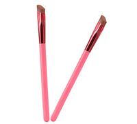 BELLIFFY 2pièces Pinceaux De Maquillage Angles Pour Sourcils De Brosse à Sourcils Poils Naturels Avec Étui Pour Éléments De Beauté Et