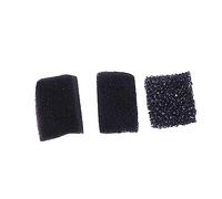 BELLIFFY 3 Pièces éponge de maquillage éponge pour nettoyer le visage éponge exfoliante pour le visage makeup halloween make up halloween pinceau de maquillage éponge à effet spécial Black