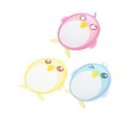 BELLIFFY 3 Pièces Serviettes de Bain Pingouin Doux Outils de Lavage Corporel pour Garçon et Filles Exfoliant et Mousseux pour Bain des Garçon et Filles Couleur Aléatoire