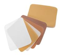 BELLIFFY 30 Écussons Thermocollants Thermoadhésifs Rectangulaires en Toile Camel 15,1 X 11,8 Cm pour Réparation Vêtements, Paquet et Vestes, Patchs de Réparation Tissu à Découper pour