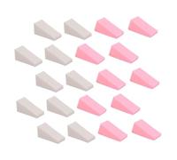 BELLIFFY 30 Pièces Bouffée D'éponge Poudre Triangulaire Bouffées De Fond De Teint Femmes Éponge Nettoyante Visage Poudre Souple Houppette Bouffée De Coussin Maquillage Rose Éponge De Beauté