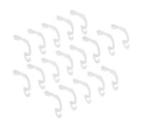 BELLIFFY 30 pièces Clips pour Cage Animal Plastique Accessoires pour Cage de Lapin et Hamster Fixation Sécurisée et Détachable Léger et Facile à Installer