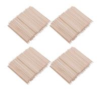BELLIFFY 300 Pièces Bâtonnets de Cuticules en Bois 15 CM, 300 Pcs, Double Embout pour Manucure et Pédicure, Outil de Nettoyage des Ongles D’Orteils, Repousse-Cuticules Naturel pour Soins