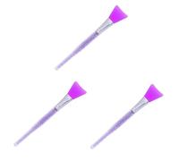 BELLIFFY 3pièces Brosse Silicone Pour Application De Masque Facial Avec Cristal Pinceau Professionnel Pour Soins Peau Et Masques
