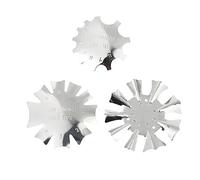 BELLIFFY 3pièces Outils De Manucure Inoxydable Modèles De Manucure Pour Ongles Création De Designs Et Lignes Parfaites Accessoires Diy Pour Salons Et Usage Personnel
