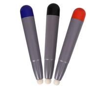 BELLIFFY 3pièces Stylet Capacitif pour Écrans Stylet pour Tableaux Blancs Et Écrans Électroniques Pen Screen avec Embout Feutre Rouge Bleu Noir