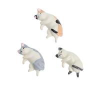 BELLIFFY 3pièces Support De Pinceau Forme De Chat Pour Manucure De Porte-pinceaux Pour Nail Art Et Décoration De Photo