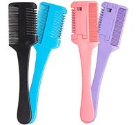 BELLIFFY 4 Pièces Peigne Rasoir Pour Femme Ciseaux à Effiler Pour Couper Les Cheveux Tondeuse à Cheveux Portative Rasoir Homme Tondeuses à Cheveux Pour Femmes Rasoir De Coiffure Pp