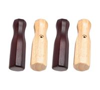 BELLIFFY 4 Pièces Poignée de Rechange pour Foot en Bois, Poignée Foot Octogonale, Antidérapante, Compatible Plupart des Tailles de Manches, pour Jeux de Groupe et Pause au Bureau