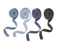 BELLIFFY 4 Rouleaux Ruban en Denim en Polyester Léger 16mm Polyvalent pour Décoration et Création de Nœuds, pour Occasions Spéciales et Accessoires de Cheveux