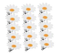 BELLIFFY 48 pièces Mini Pinces Cheveux Marguerite Artificielle Légères et Confortables pour Femmes et Filles Accessoires Floraux Faits Main pour Fêtes Été Mariages et Vacances Plage