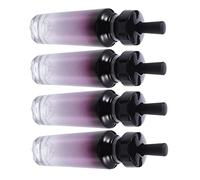 BELLIFFY 4pièces Flacons Refillables Avec Pipette Pour Huiles Essentielles Jars