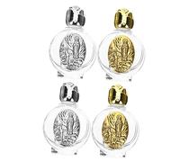 BELLIFFY 4pièces Flacons Verre Pour Eau Sainte Bouteilles Rechargeables Pour Église Baptême Et Fêtes Décorations Élégantes Pour Filles Flacons De Parfum Verre