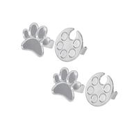 BELLIFFY 4pièces Lot De Palettes De Mixing Pour Vernis à Ongles Plateau De Mélange De Couleurs Support Pour Vernis à Ongles