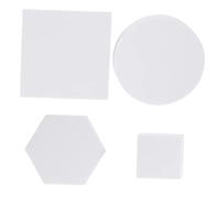 BELLIFFY 4pièces Support Photo Géométrique Accessoires De Photographie Décoratifs Présentoir Pratique pour Bijoux pour Cafés Magasins De Maquillage Et Nail Art Design Chic Et Durable