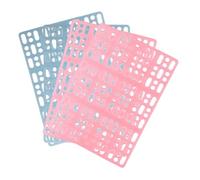 BELLIFFY 4pièces Tapis Plastique pour Cage à Lapin Coussinets Carrés pour Pattes De Lapin Accessoire pour Cage Animal