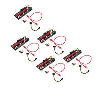 BELLIFFY 5 Définit Pci-e 1x sur Adaptateur Pci-e Fourniture D'exploitation D'ordinateurs D'ordinateur Minière Pci-e