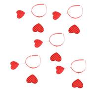 BELLIFFY 5 Pièces Bandeaux Coeur Tête Forme Amour Hair Hoops Elastiques Confortables pour Femmes Nouvel An