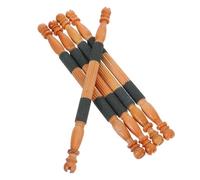 BELLIFFY 5 pièces Lot de Perchoirs Bois pour Perroquets et Perruches Barres de Meulage pour Bec et Griffes Accessoires Cage à Oiseaux pour Repos et Soins Naturels