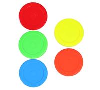BELLIFFY 5 Pièces Palets de Hockey pour Jeu de Table de Multicolores Palets Ronds de Remplacement pour Mini Hockey Accessoires Adapté à Tous Les Âges