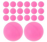 BELLIFFY 50 Balles de Ping-Pong 40 Mm en Plastique Polypropylène Rose Fuchsia sans Couture, Balle de Jeu de Loterie et Accessoire D'activité de Fête, pour Beer Pong, Loisirs Créatifs
