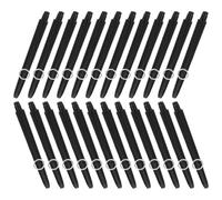 BELLIFFY 50 Ensembles Tiges Nylon Filetées pour Fléchettes Professionnelles Accessoires de Remplacement Durables Kit de Noir pour Jeux Extérieur et Intérieur