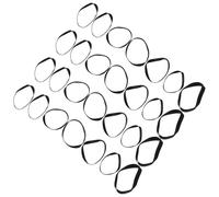 BELLIFFY 50 pièces Lot de Courroies Caoutchouc Plates pour Enregistreurs Cassette Convient pour Lecteurs DVD et Vidéo Résistantes et Stables pour Réparation et Entretien