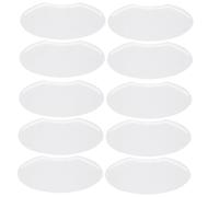 BELLIFFY 50 Pièces Protecteur Oculaire De Salon Lunettes Claires Anti-crachat Couvre-visage Microblading Permanent Coupe De Cheveux Protecteur Des Yeux De Laque Visière Film Golden