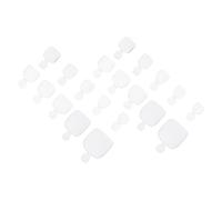 BELLIFFY 500 pièces Capsules Faux Ongles Transparente Embouts Artificiels Pleine Couverture Accessoires Nail Art DIY pour Salons et Usage Domestique