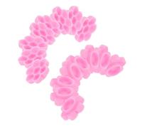 BELLIFFY 500 Pièces Flower Shape Eyelash Extension Glue Holder Cups Volume Lash Glue Pallet For Professional Eyelash Grafting Tools