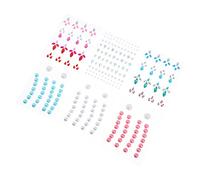 BELLIFFY 6 Feuilles Autocollants Sourcils Bijoux Visage Bijoux Yeux Autocollants Maquillage