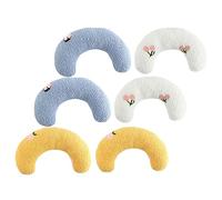 BELLIFFY 6 Pièces Oreiller Chat Coussin de Couchage pour Animaux de Compagnie Oreiller pour Chiot Chat portatif Coussin Chat alèse Chat Jouets pour Chats Oreiller de Cou rembourré Polyester