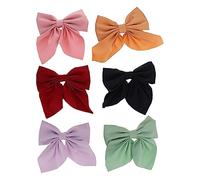 BELLIFFY 6pièces Barrette à Cheveux Forme De Nœud Accessoire Élégant Pour Filles Et Femmes Outil De Coiffure Pour Toutes Occasions
