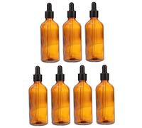 BELLIFFY 7pièces Bouteilles De Distributeur Avec Pipette Lot De Flacons Étanches Pour Huiles Essentielles Et Lotion Pratiques Pour Voyage Et Diy