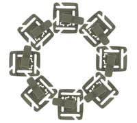 BELLIFFY 8 Pièces Clip Rotatif pour Tube Hydratation de Dos Maintien Stable et Antidérapant Compatible avec Poches Eau et Porte-Gourde Randonnée Accessoire Camping Pratique