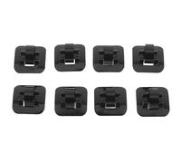 BELLIFFY 8 Pièces Lot de Clips de Câble Vélo avec Base Adhésive Boucles Alliage Aluminium C Guide-câble Précis pour Frein et Dérailleur Gestion des Câbles Fixation Sécurisée pour VTT et