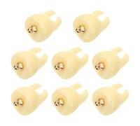 BELLIFFY 8 Pièces Mini Tooth Pendant Charms With Hanging Hole Lightweight Resin Necklaces And Keychain DIY Accessories For Bracelets And Earrings Crafting