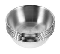 BELLIFFY 8 pièces Set de Bols Inox pour Mélange de Masques Visage Outil Cosmétique Professionnel pour Esthéticiennes et Spa Bol Soin Visage Robuste et Maniable