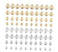 BELLIFFY 80 Pièces Mini Cloche pour Animaux De Compagnie Cloche Dorée Cloches De Noël Mini Cloche Pendentif Cloche Compacte Cloche De Chiot Cloche d'apprentissage De La Propreté Cloche De